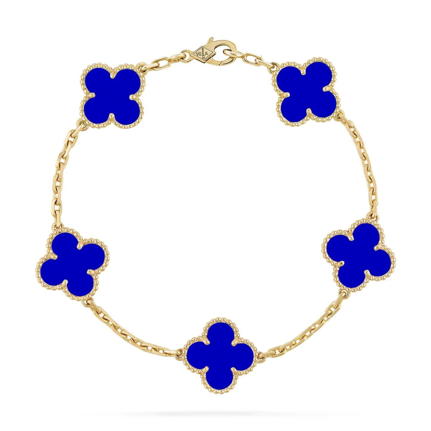 Goldenes | Kleeblatt--Armband I 8 Farben