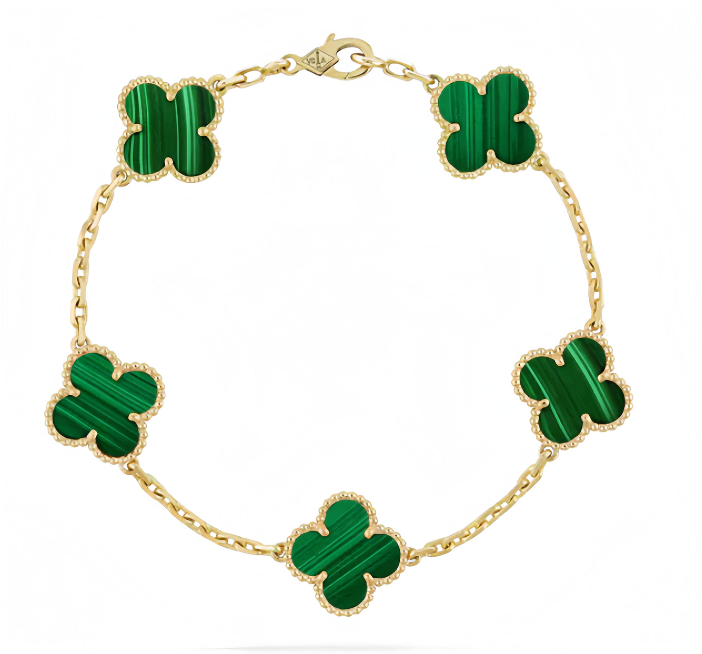 Goldenes | Kleeblatt--Armband I 8 Farben