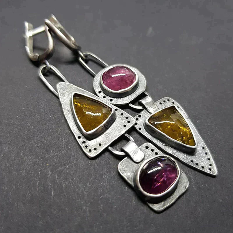 Gold Triangle Earrings – Timeless Elegance