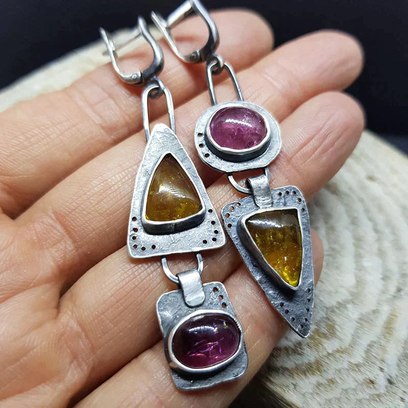 Gold Triangle Earrings – Timeless Elegance