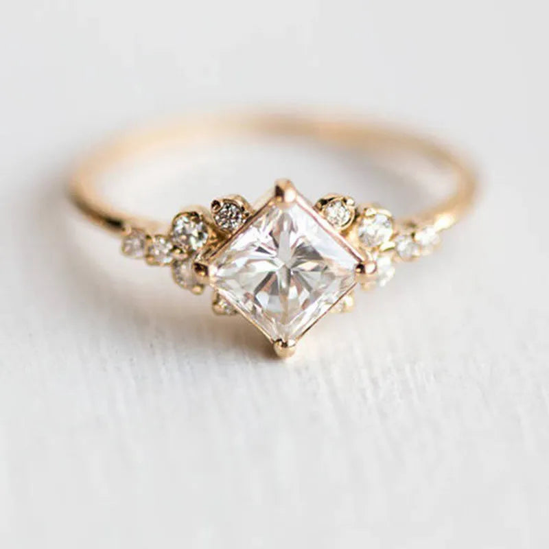 Rose Gold Delysian Crown Ring – Enchanting