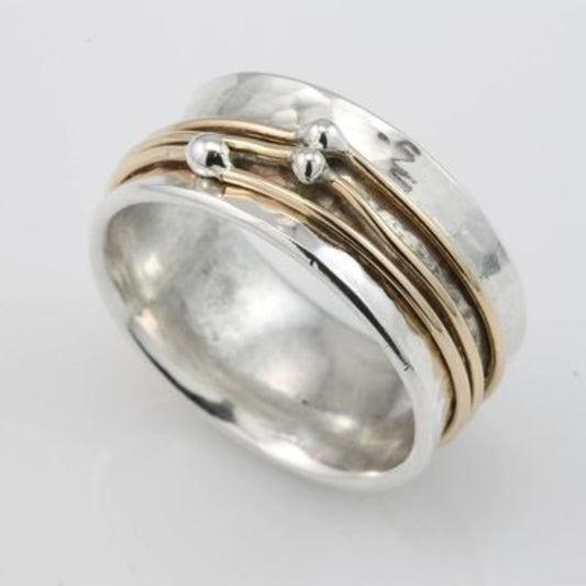 Gold Layered Silver Ring – Exquisite