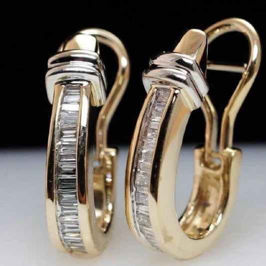 Diamond Vintage Earrings – Timeless Elegance