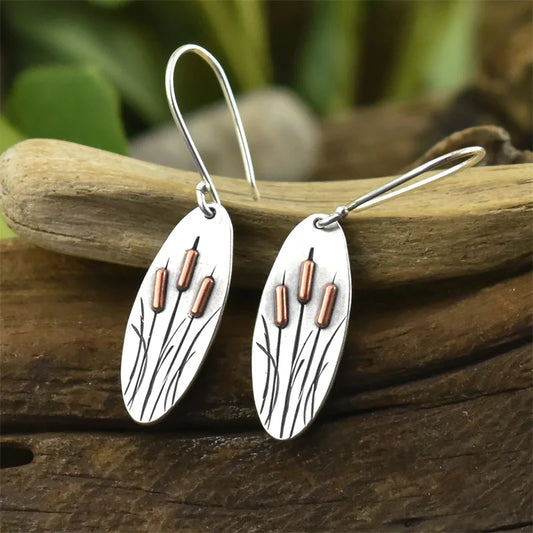 Silver Floral Drop Earrings – Exquisite