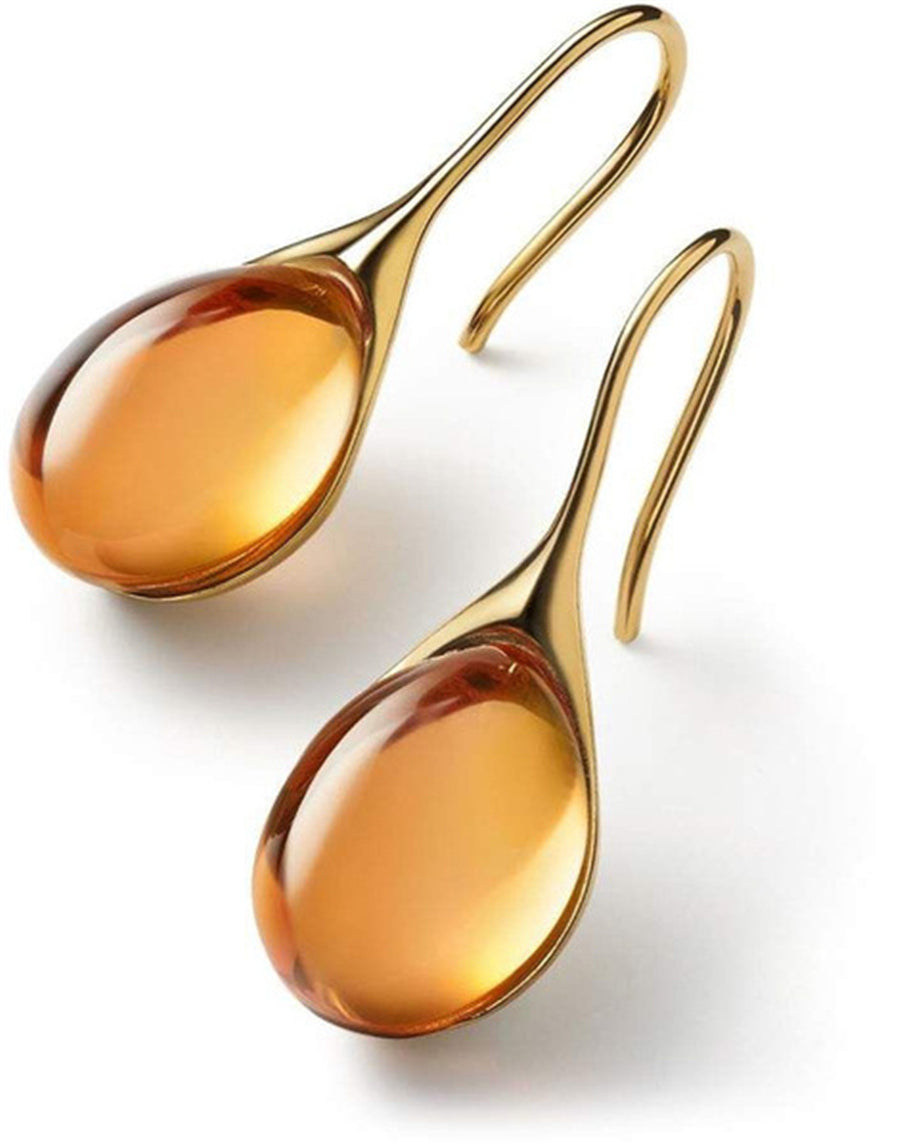 Gold & Silver Crystal Drop Earrings – Timeless
