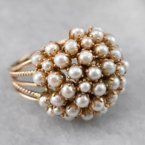 Pearl Inlay Ring – Exquisite