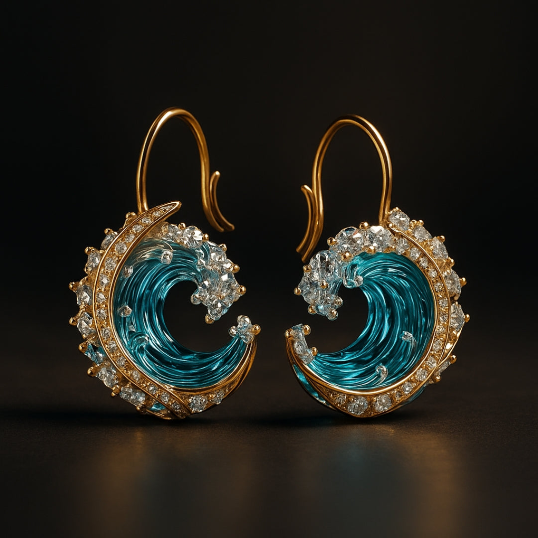 Pearl & Crystal Drop Earrings – Exquisite