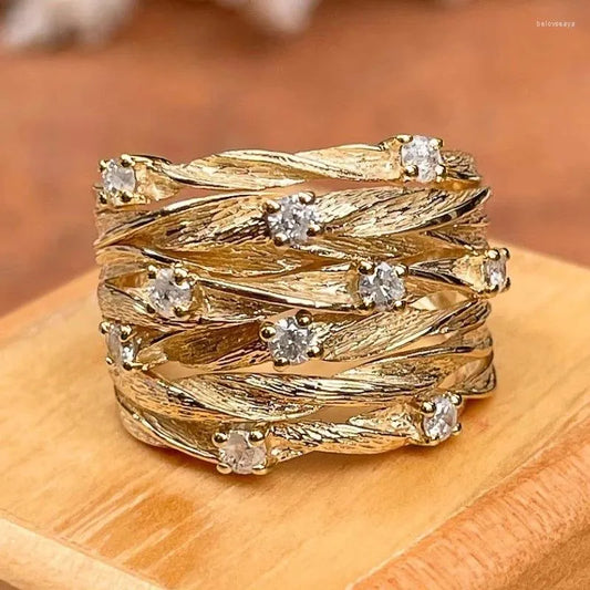 Gold Vintage Boho Ring – Timeless Elegance