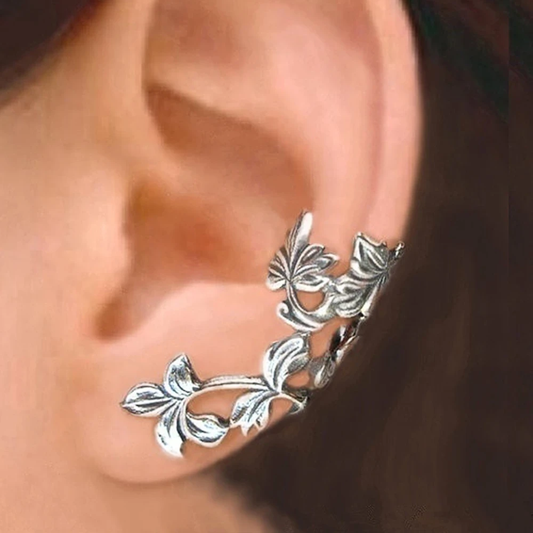 Silver Leaf Earrings – Exquisite