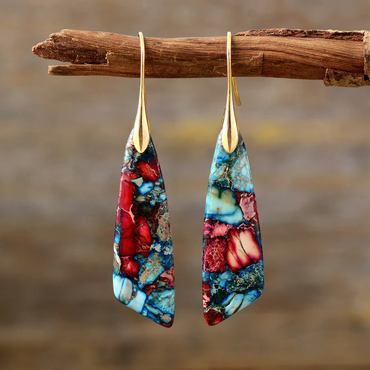 Rose Gold Vintage Gem Earrings – Timeless