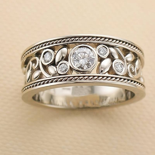 Silver Zirconia Ring – Timeless Elegance