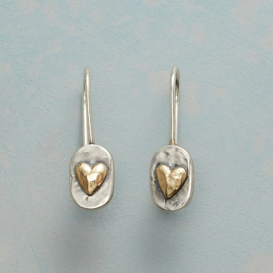 Silver Heart Earrings – Timeless Elegance
