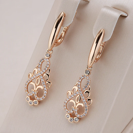 Gold Enamel Fairy Earrings – Enchanting