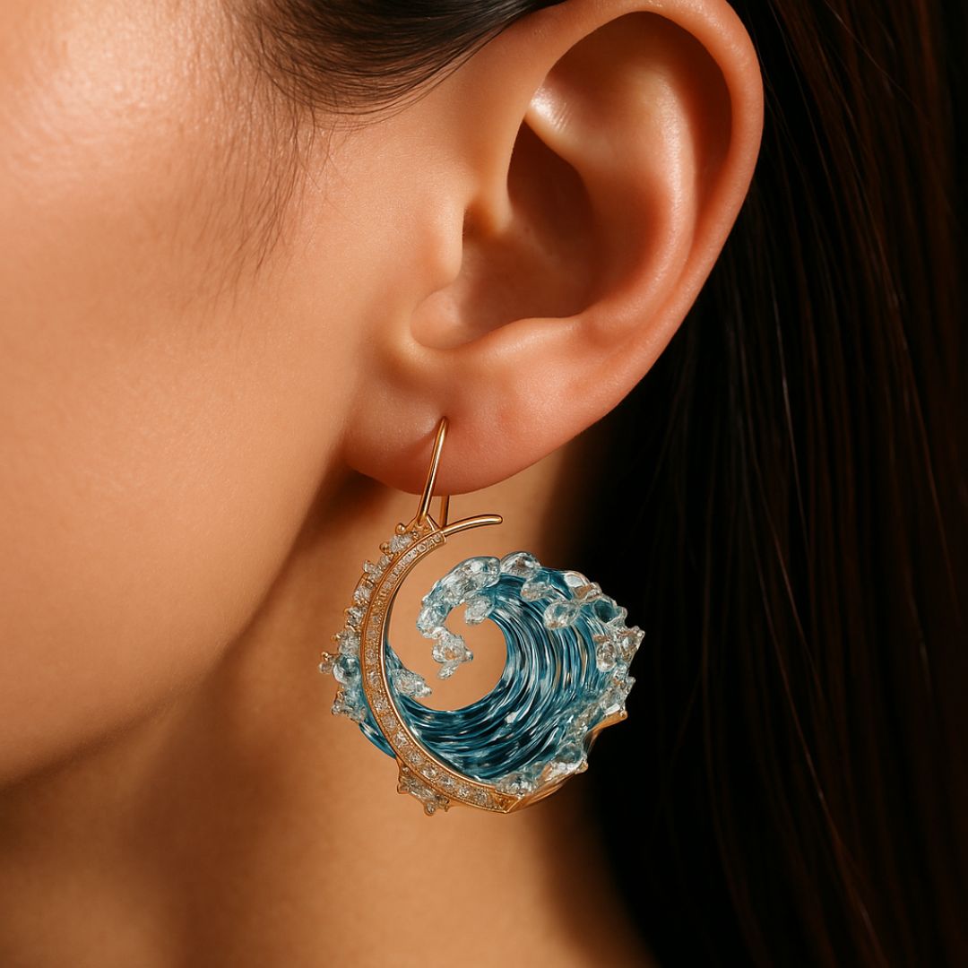 Pearl & Crystal Drop Earrings – Exquisite