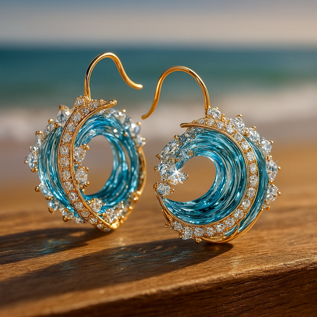 Pearl & Crystal Drop Earrings – Exquisite